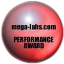 Link to Performance Award at Mega-Labs.com